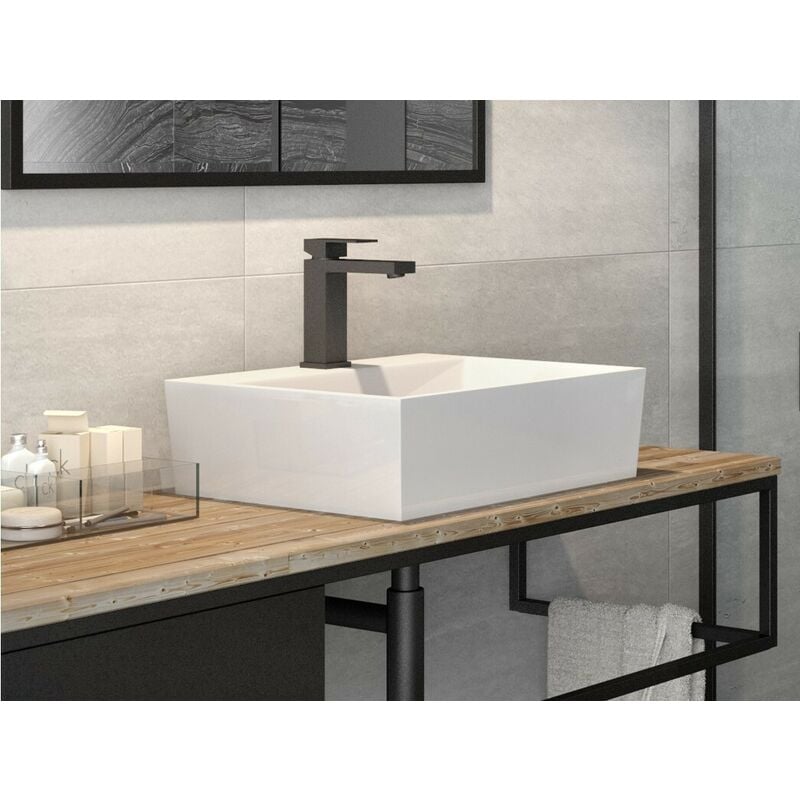 Vasque à poser blanc brillant vera