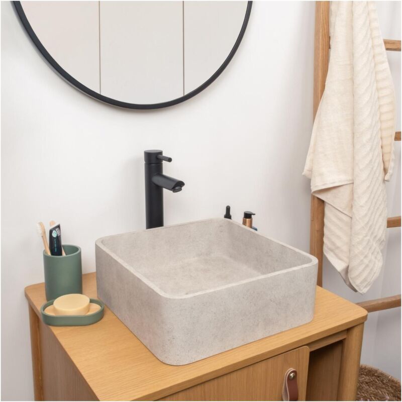 Vasque à poser carrée artea 36x36cm