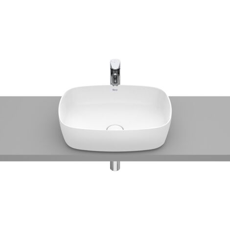 Vasque à poser en fineceramic Inspira Soft - 500x370x140mm - blanc mat