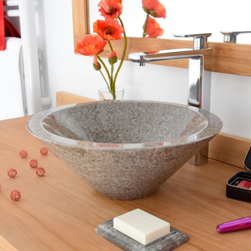 Vasque en Gris à poser, Koni