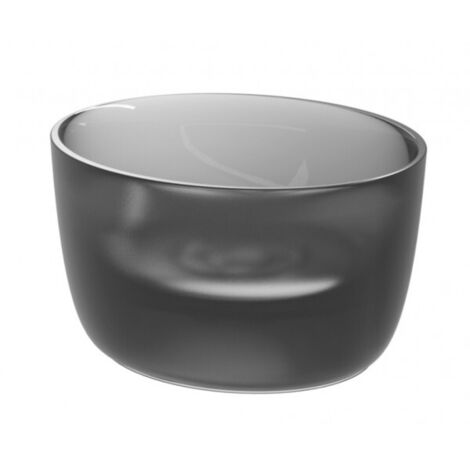 Vasque à poser Frosted Smoke OVAL BOWL RIHO 38x33 cm solid surface