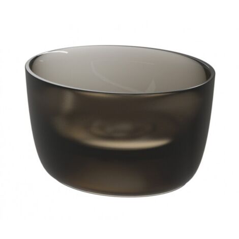 Vasque à poser Frosted Umber OVAL BOWL RIHO 38x33 cm solid surface
