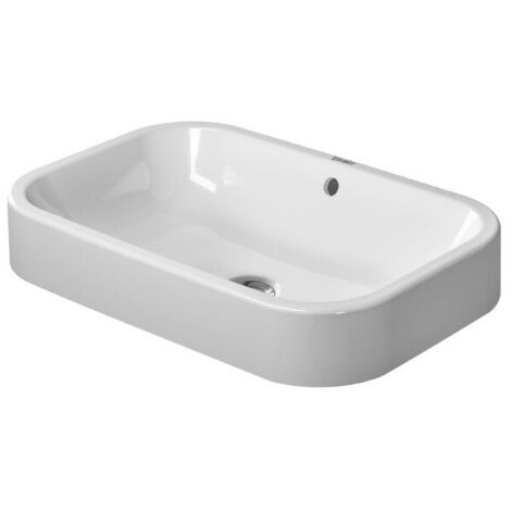 Vasque à poser HAPPY D.2avec débordement o trou B 600x400mm geschl o trouwe