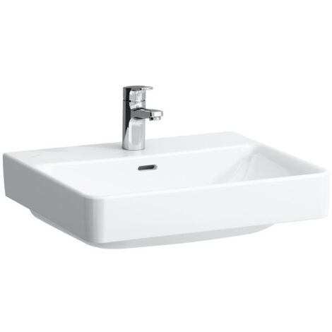 Vasque à poser LAUFEN PRO S 550 x 465 mm avec trop-plein, version 1 trou pour robinet LAUFEN blanc