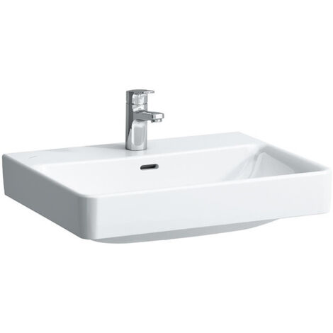 Vasque à poser LAUFEN PRO S design spécial, sans trop-plein, 1 robinet 600 x 465 mm blanc LAUFEN