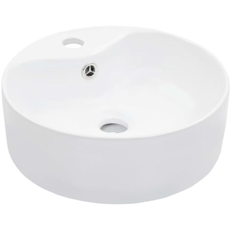 Engelbach Bonde de lavabo avec trop-plein – Bouchon lavabo clic