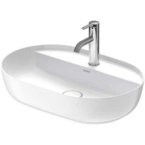 Vasque à poser LUV sans débordement trou B 600x400mm 1 troublanc sd-ma