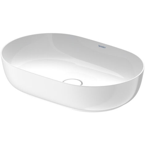 Vasque à poser LUV sans débordement trou B 600x400mm o trouwe