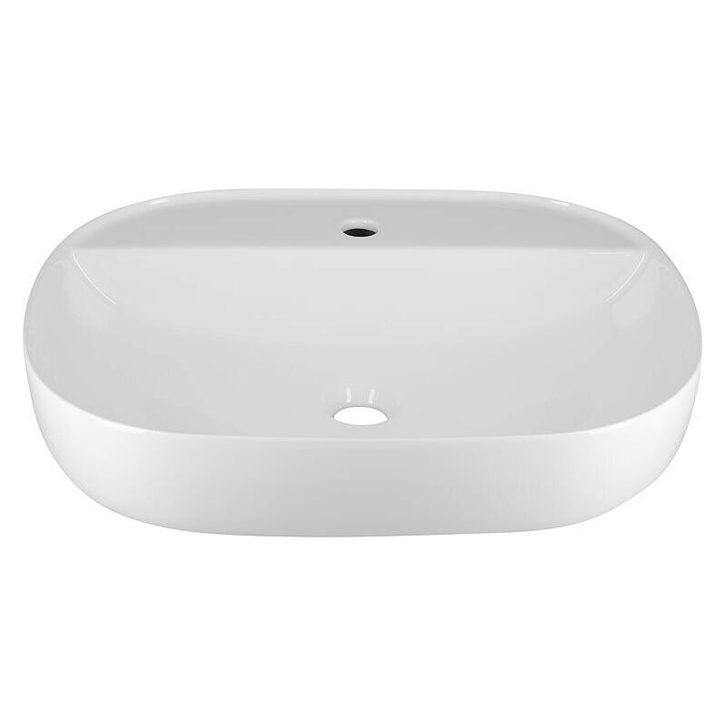 Evenes ® - Vasque à poser Mapari lxhxp: 600x150x450mm avec trou robinet