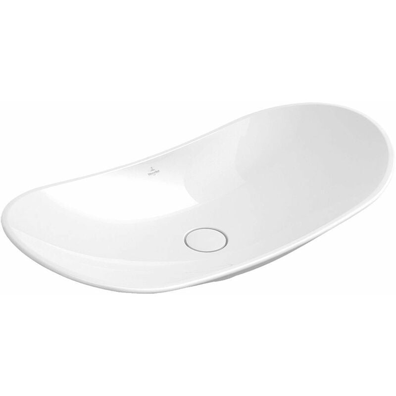Villeroy&boch - My Nature - Vasque sans trou sans trop-plein, 81x41 cm, avec CeramicPlus, blanc 411080R1