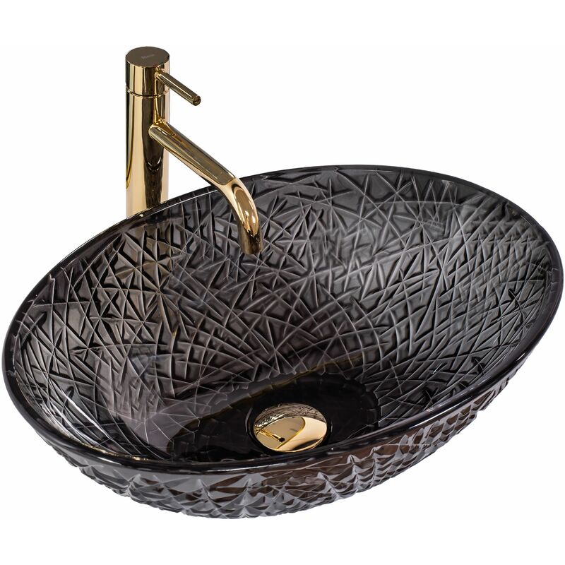 Vasque à poser REA frost black