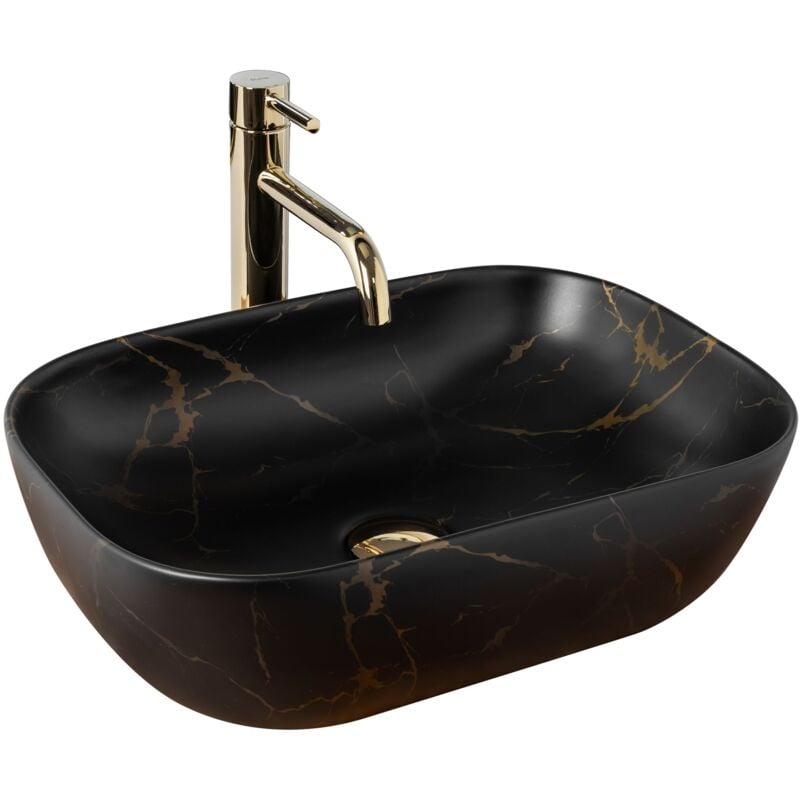 REA - vasque à poser lavabo belinda marble mat
