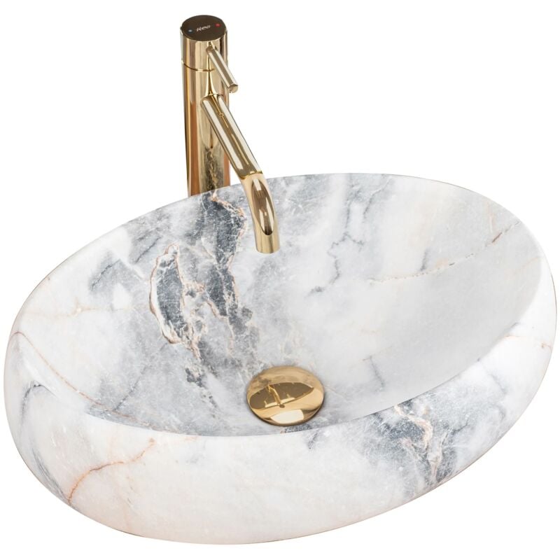 Vasque À Poser Rea Lavabo Linda Granit Mat