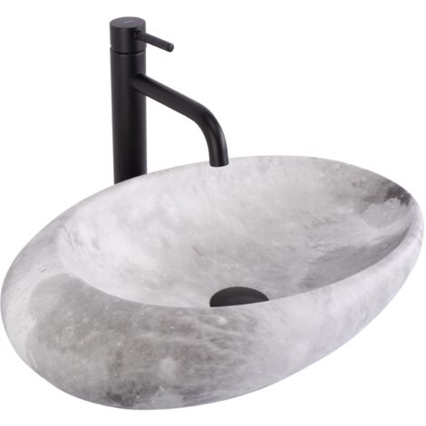 VASQUE À POSER REA LAVABO ROXY C STONE L.GREY