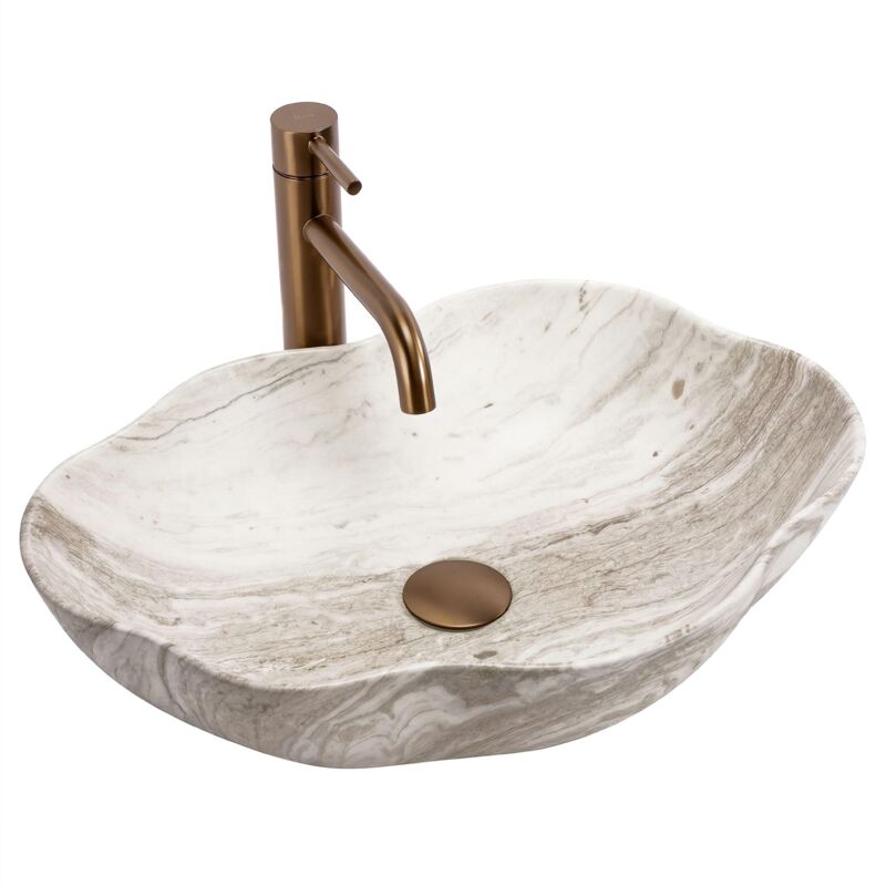 Vasque À Poser Rea Pearn Saturn Beige
