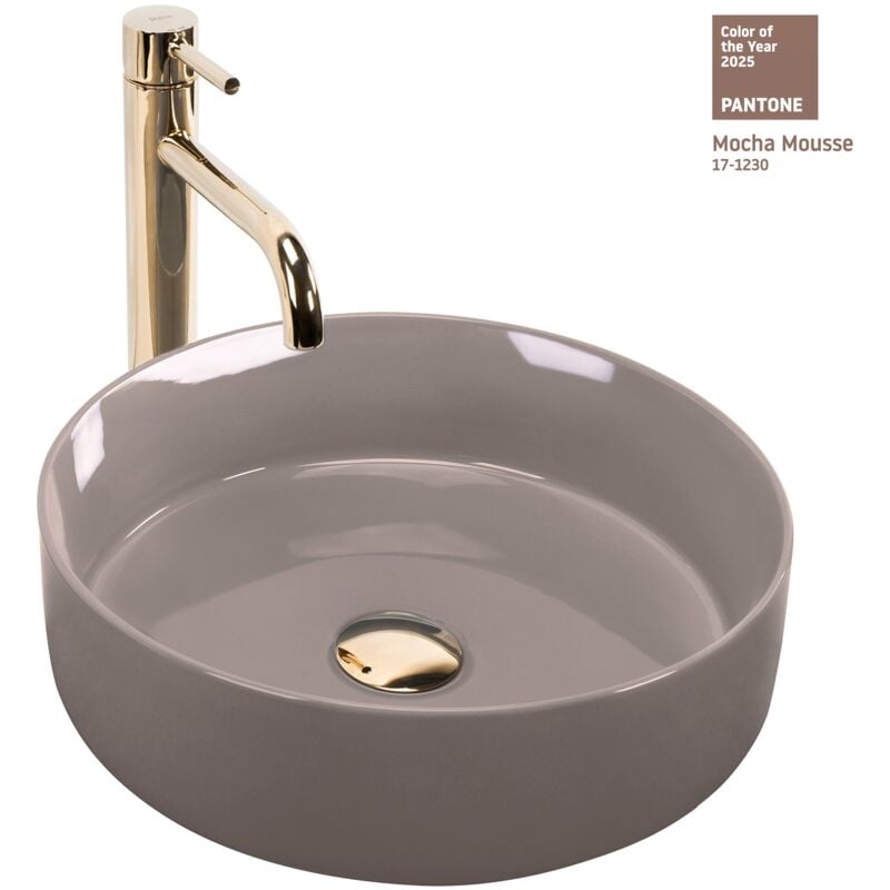 REA - Vasque à poser Sami Beige Shiny