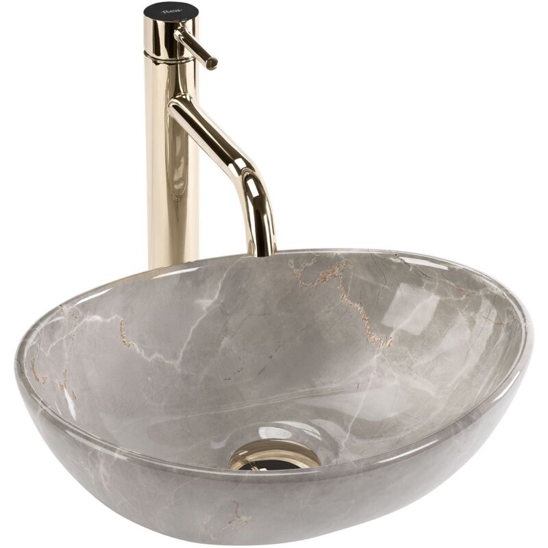 REA - Vasque à poser Sofia Mini Kashmir beige marron