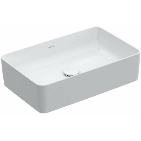 Vasque a poser rectangle VILLEROY ET BOCH Collaro Blanc