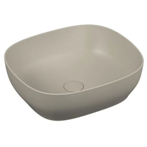 Vasque à poser rectangle VITRA Outline - taupe mat