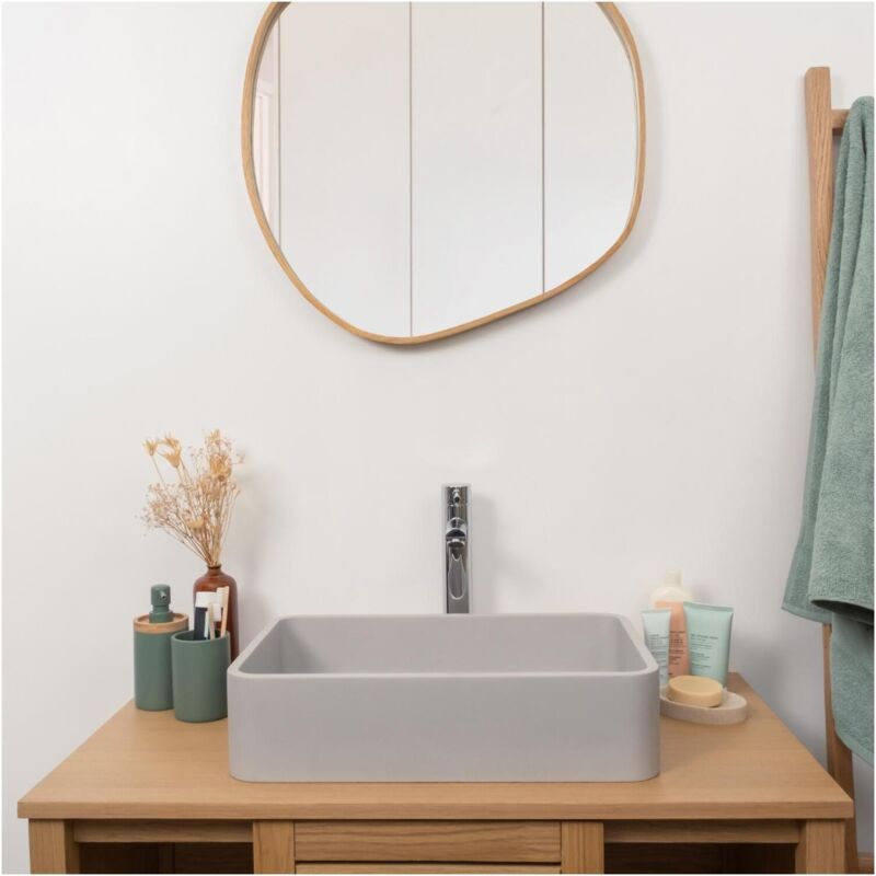 Vasque à poser rectangulaire alan 50x32,5 cm