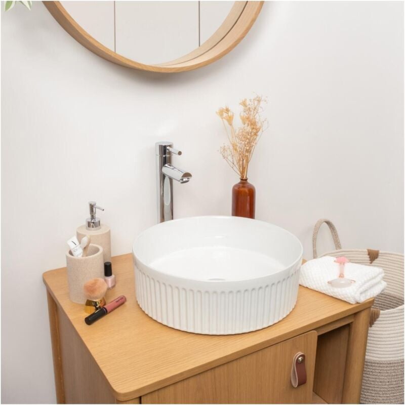 Vasque à poser ronde berry 36 x 36 cm