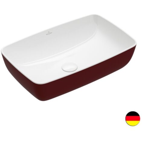 Vasque à poser Villeroy & Boch Artis, rectangulaire, sans