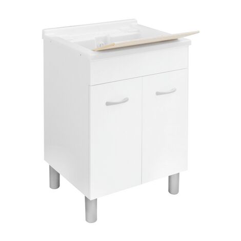 Vasque avec meuble hydrofuge - L 60 x P 50