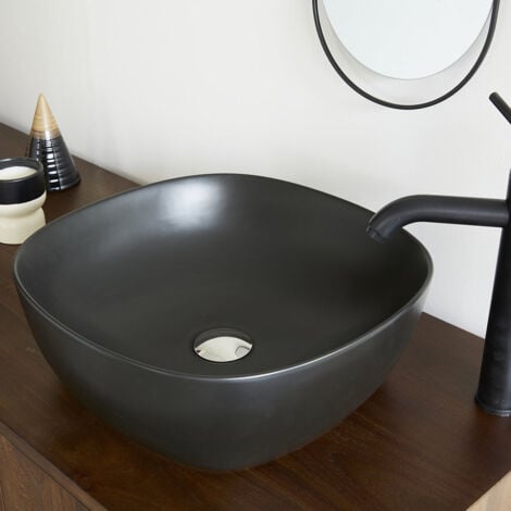 Vasque bol noire