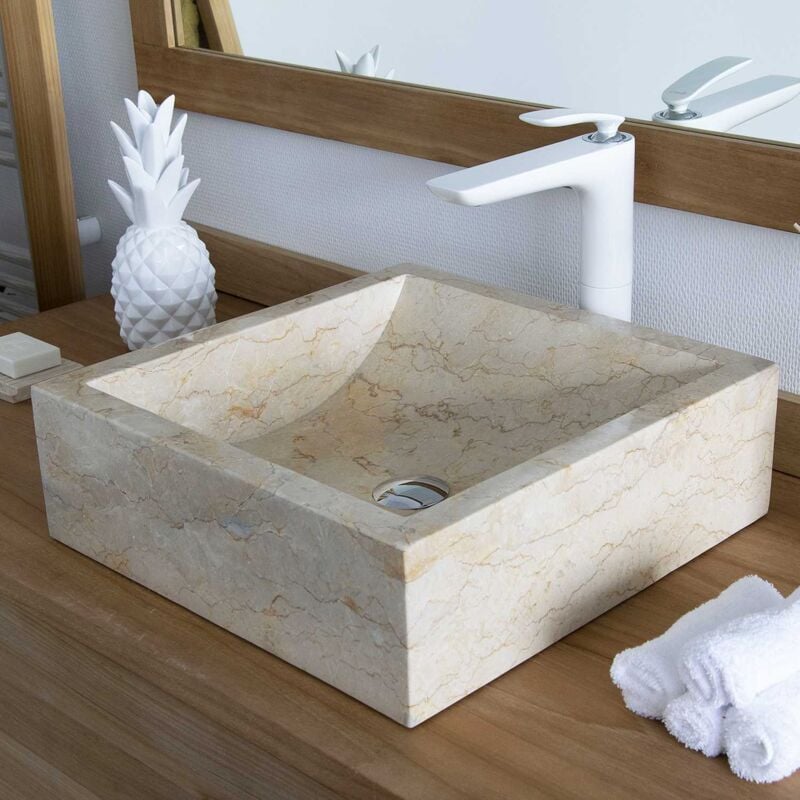 Vasque en Crème à poser, Kiara