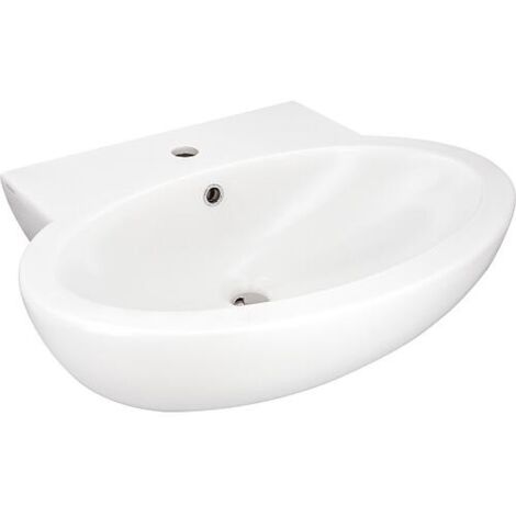 Vasque Elanda 650x500x160 mm Blanc Mat