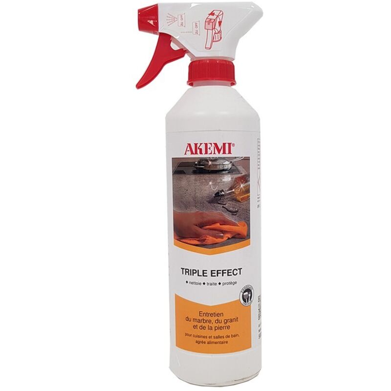 Akemi - Triple Effect 500 ml - Entretien Marbre, Granit, Pierre