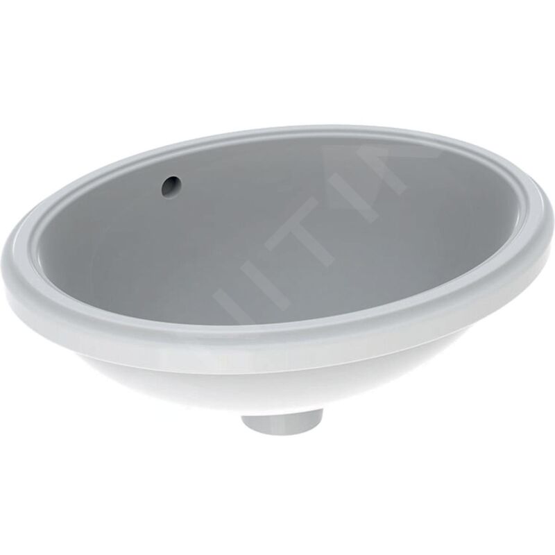 Geberit VariForm - Vasque à encastrer 480x420 mm, avec trop-plein, blanc 500.748.01.2