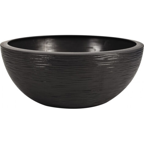 Vasque graphite gris 14.9 litres - diamêtre 40 cm hauteur 16.5cm - EDA