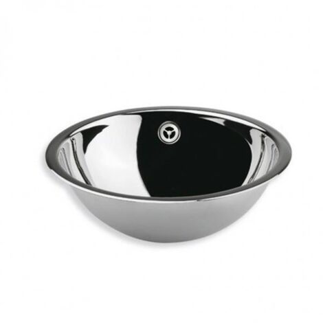 Vasque inox à encastrer H16,5cm - Ø44cm - Ondyna VX244