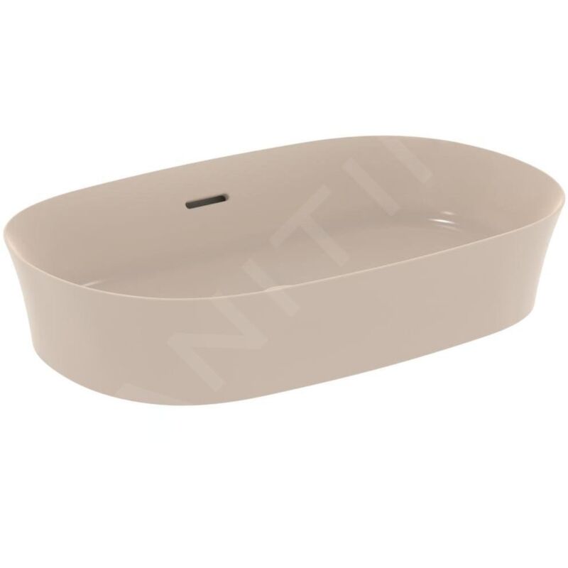 Ideal Standard Ipalyss - Lavabo à poser, 600x380 mm, avec trop-plein, Mink E1397V8