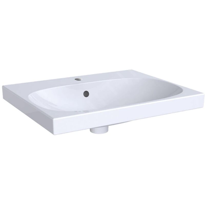 Geberit Acanto lavabo 500620, avec trou pour robinetterie, avec
