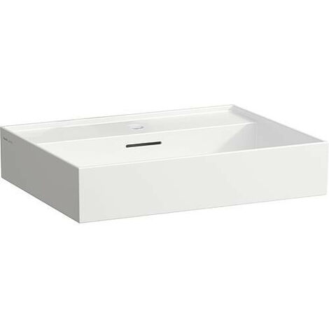 Vasque Laufen Kartell 600x460mm, blanc, avec trop-plein 1 trou robinet centré