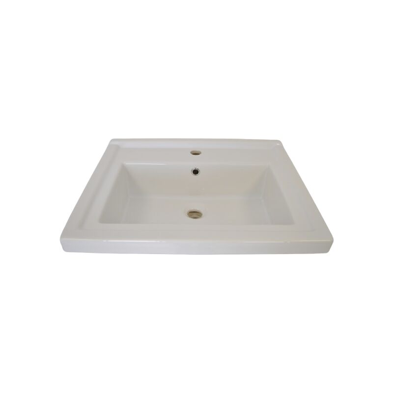 Vasque Lavabo à Encastrer Rectangle Sanovit 60x50cm Céramique Blanc - 8060