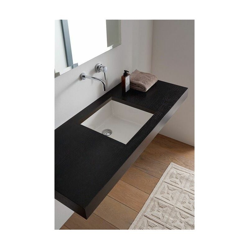 Scarabeo - Vasque Miky à encastrer par dessous Dimensions vasque: 42 x 42 cm