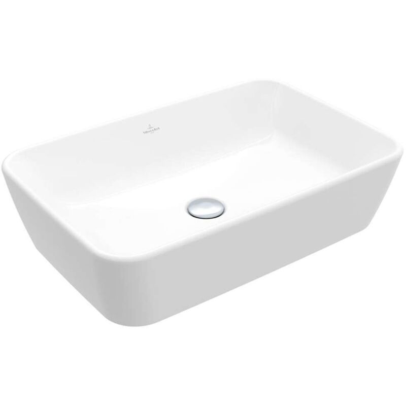 Villeroy & Boch Architectura - Vasque à poser, 600x405 mm, sans trop-plein, CeramicPlus, blanc alpin 5A2761R1