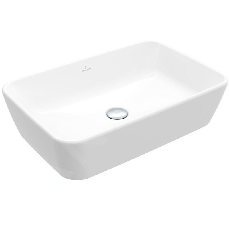 Villeroy&boch - Architectura - Vasque à poser sur plan de travail, 600x405 mm, sans trop-plein, blanc alpin 5A276101