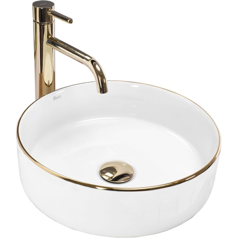 REA - vasque à poser sami gold edge