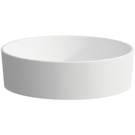 Vasque pour lavabo KARTELL 420 x 420 x 135 mm, sans trop-plein, sans blanc mat LAUFEN