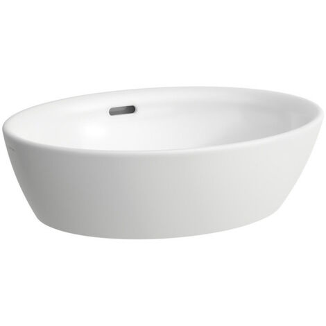 Vasque pour lavabo LAUFEN PRO L 520 x 390 mm avec trop-plein, sans trou pour robinetterie blanc LAUFEN