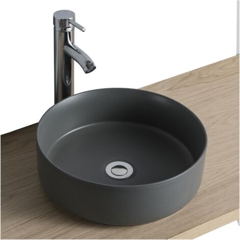 Vasque ronde à poser en céramique 37 cm DIEGO
