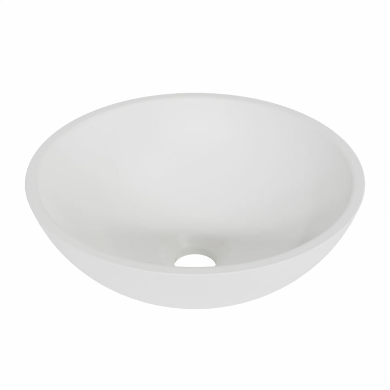 Vasque ronde à poser TREND - Blanc brillant