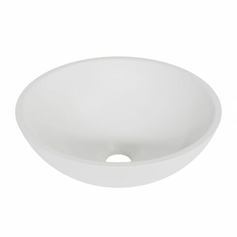 CUISIBANE Vasque ronde à poser TREND - Blanc brillant