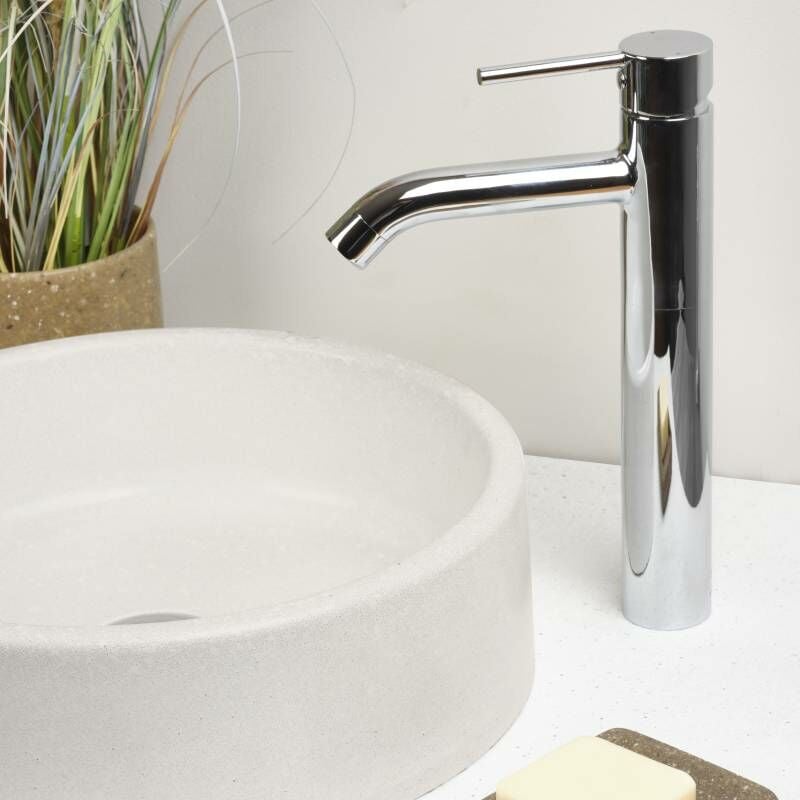 Decoon - Vasque ronde à poser - verre recyclé Wasterial® - ø 35x11 cm