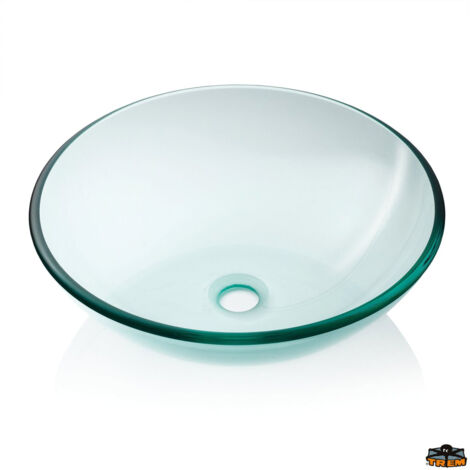 Vasque Semi-sphérique En Verre Transparent - Trem