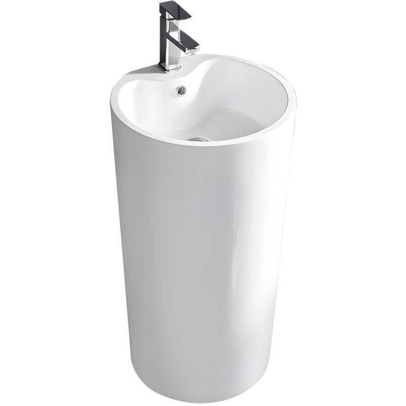 Vasque sur pied cylindrique totam